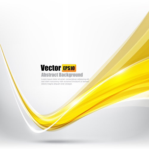 炫丽光效波形曲线主题背景