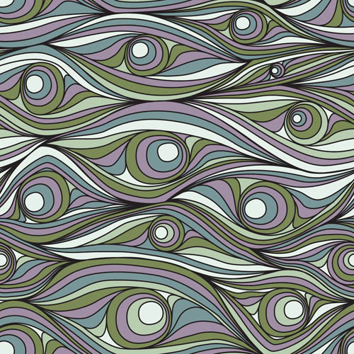 线条波形无缝图案