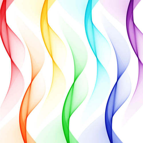 波形形态的曲线主题创意