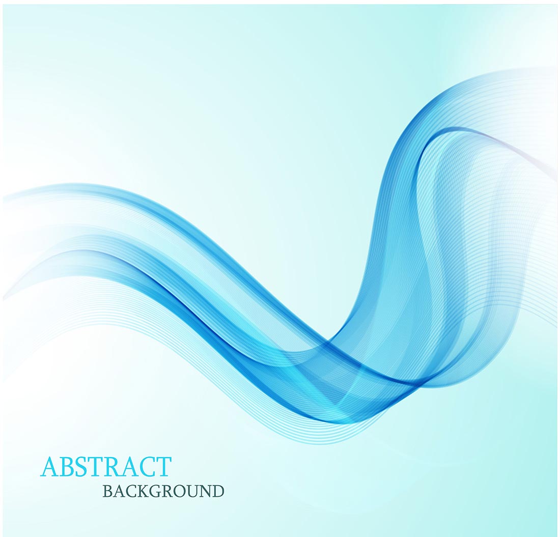 弧形曲线渐变背景矢量素材