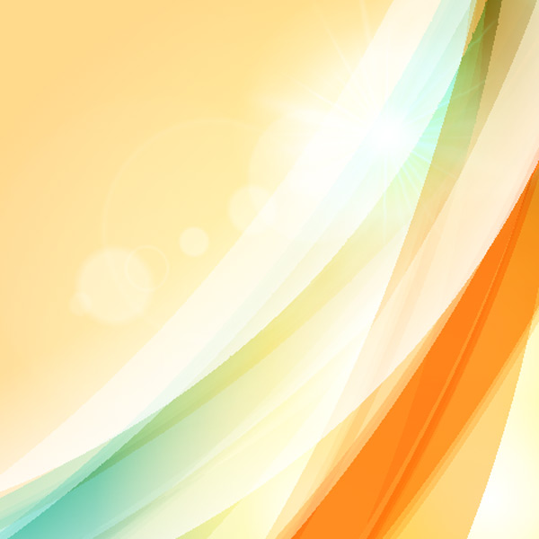 多彩曲线背景素材